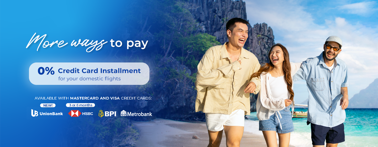 Philippine Airlines 0% Installment Promotion